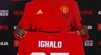 Odion Ighalo, The First Nigerian Footballer To Sign For Manchester United