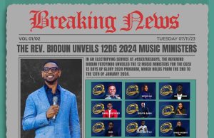 Rev Biodon Fatoyinbo Unveils The MUSIC MINISTERS For COZA 12 DG 2024