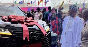 Rev. Chris Oarhe Gifted Brand New Lexus LX 600 Worth Over ₦300 Million at 60th Birthday Thanksgiving